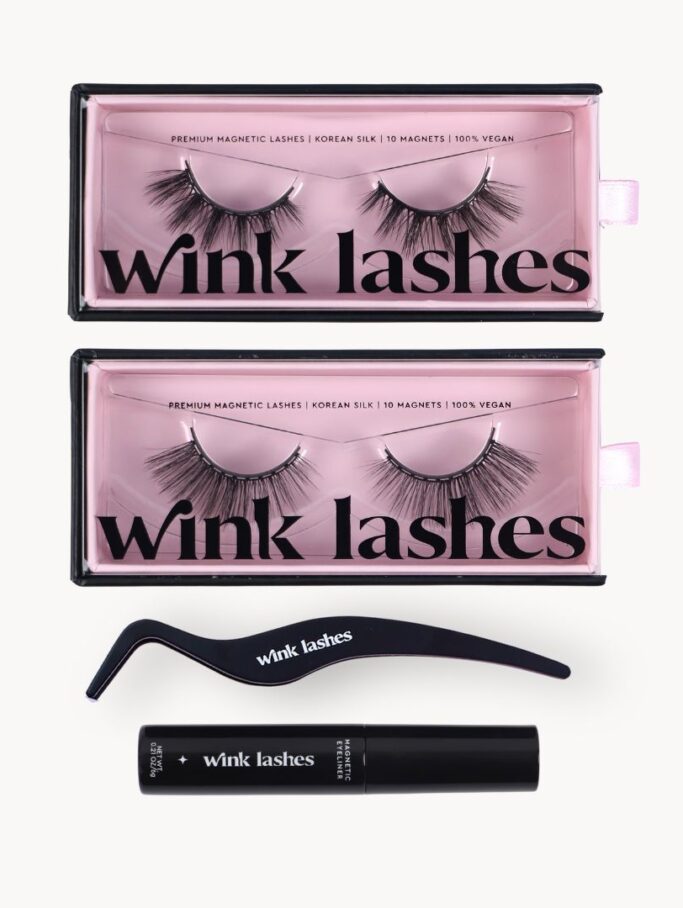 Feelin hot zestaw rzęs magnetycznych Wink Lashes