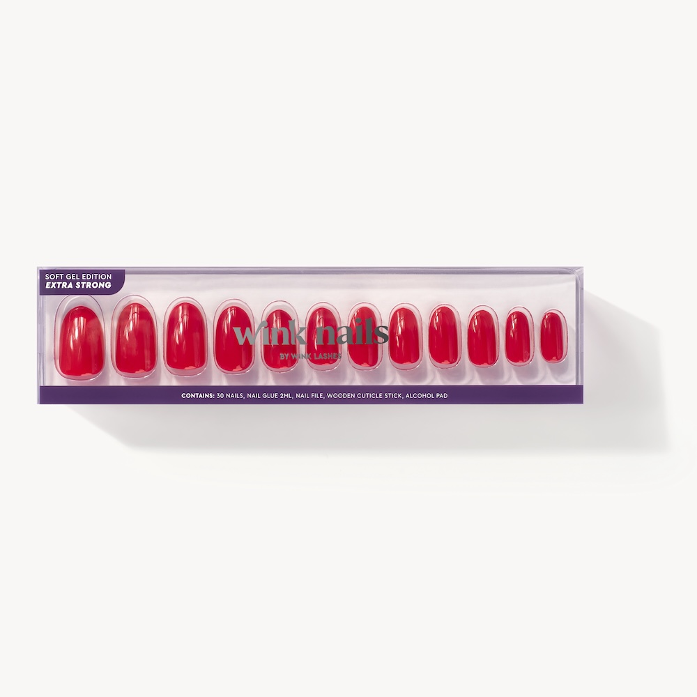 Paznokcie Classic Red (Soft Gel)